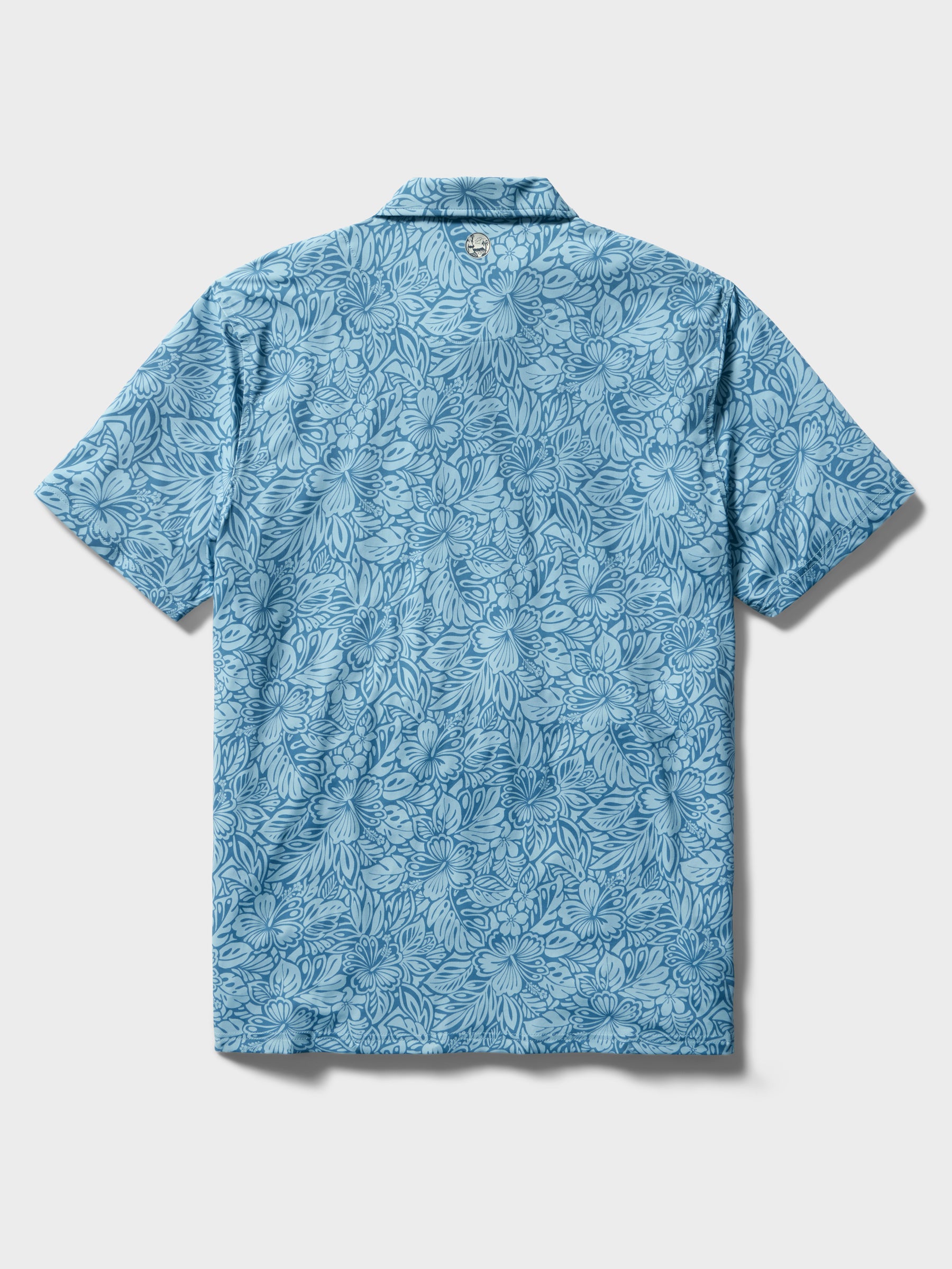 Reyn Spooner NAHELE PUA PERFORMANCE POLO in BLUE