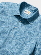 Reyn Spooner NAHELE PUA PERFORMANCE POLO in BLUE
