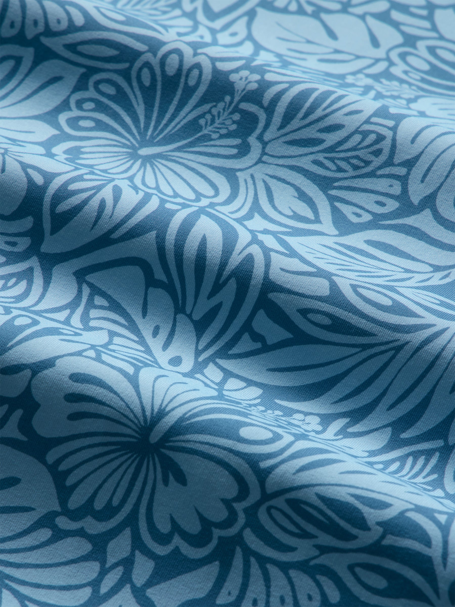 Reyn Spooner NAHELE PUA PERFORMANCE POLO in BLUE