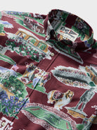 Reyn Spooner TEXAS A&M UNIVERSITY SCENIC PERFORMANCE ALOHA SHIRT in MAROON