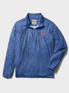 Reyn Spooner MLB® CHICAGO CUBS QUARTER ZIP in SOUTH PACIFIC TAPA - TRUE NAVY