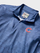 Reyn Spooner MLB® CHICAGO CUBS QUARTER ZIP in SOUTH PACIFIC TAPA - TRUE NAVY