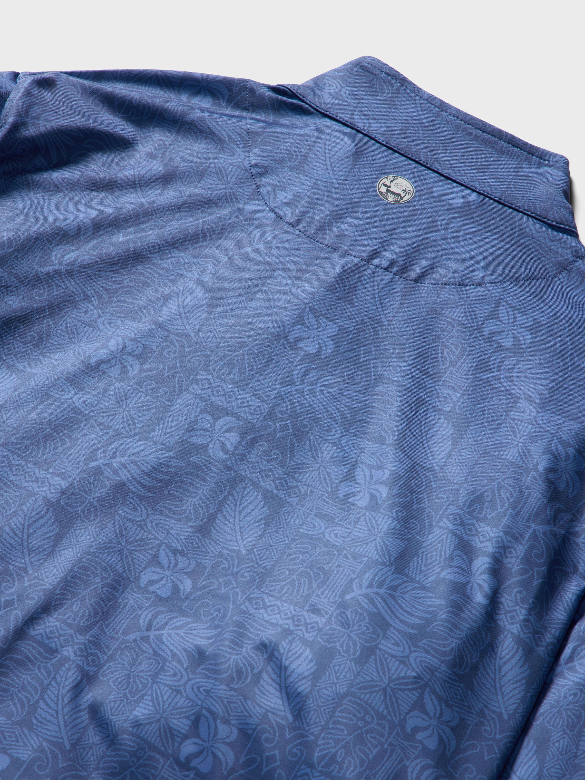 Reyn Spooner MLB® SAN FRANCISCO GIANTS QUARTER ZIP in SOUTH PACIFIC TAPA - TRUE NAVY