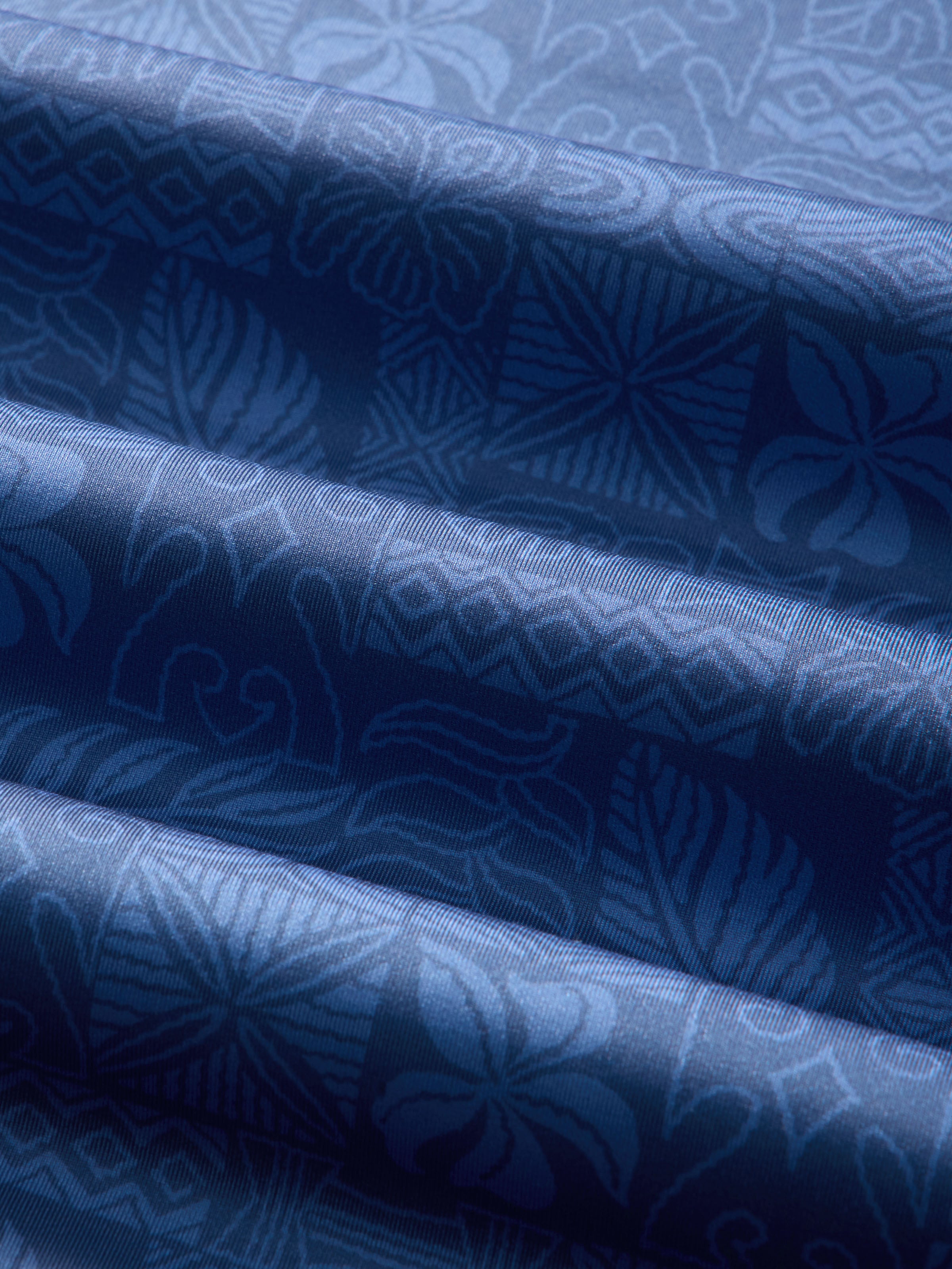 Reyn Spooner MLB® NEW YORK YANKEES QUARTER ZIP in SOUTH PACIFIC TAPA - TRUE NAVY