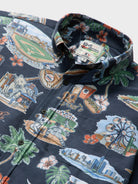 Reyn Spooner MLB® DETROIT TIGERS SCENIC PERFORMANCE ALOHA SHIRT in NAVY