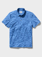 Reyn Spooner KAPA STORY PERFORMANCE POLO in BLUE