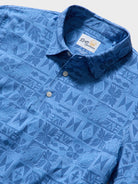 Reyn Spooner KAPA STORY PERFORMANCE POLO in BLUE