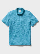 Reyn Spooner KAPA STORY PERFORMANCE POLO in DARK AQUA