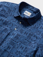Reyn Spooner KAPA STORY PERFORMANCE POLO in NAVY