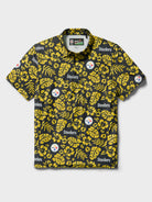 Reyn Spooner PITTSBURGH STEELERS GAME DAY PERFORMANCE POLO in BLACK