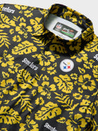 Reyn Spooner PITTSBURGH STEELERS GAME DAY PERFORMANCE POLO in BLACK