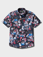 Reyn Spooner HOUSTON TEXANS DÍA DE LOS MUERTOS PERFORMANCE ALOHA SHIRT in BLACK