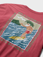 Reyn Spooner HOLIDAY SHAKA RIDER GRAPHIC TEE in RED