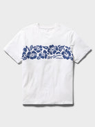 Reyn Spooner HIBISCUS FLOW GRAPHIC TEE in WHITE