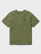 Reyn Spooner INTO THE CURL GRAPHIC TEE in OLIVE