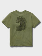 Reyn Spooner INTO THE CURL GRAPHIC TEE in OLIVE
