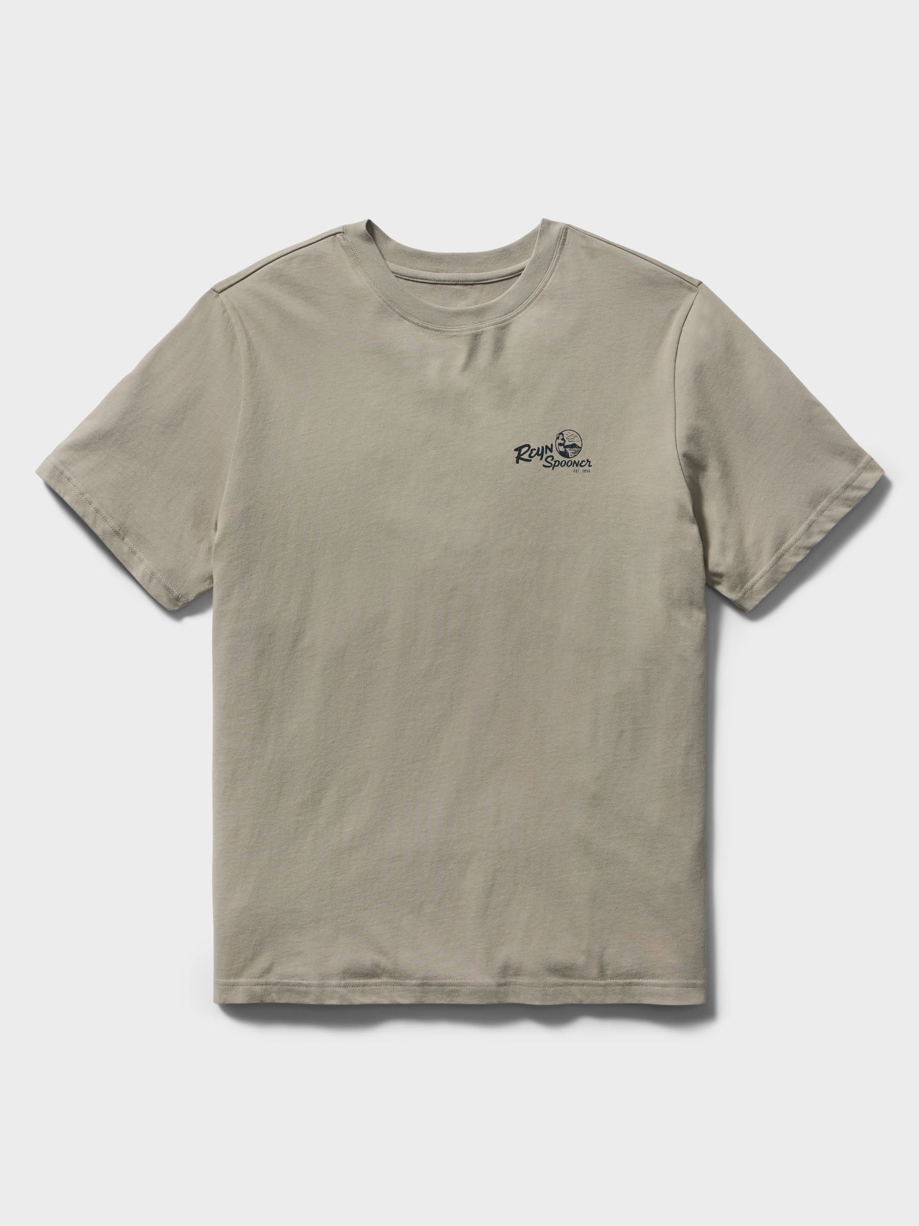 Reyn Spooner THE LANAI LOUNGE GRAPHIC TEE in LATTE