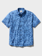 Reyn Spooner DIAMOND HEAD PERFORMANCE BUTTON FRONT in BLUE