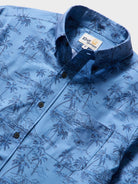 Reyn Spooner DIAMOND HEAD PERFORMANCE BUTTON FRONT in BLUE