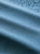 Reyn Spooner MONSTERA INK PERFORMANCE HOODIE in MID BLUE