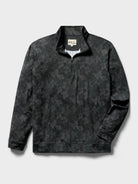 Reyn Spooner HIBISCUS CAMO PERFORMANCE QUARTER ZIP in CHARCOAL