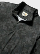 Reyn Spooner HIBISCUS CAMO PERFORMANCE QUARTER ZIP in CHARCOAL