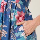 Reyn Spooner MOONLIGHT GARDEN GREER DRESS in INSIGNIA BLUE