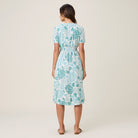 Reyn Spooner MUMS THE WORD HANNAH DRESS in OFF WHITE