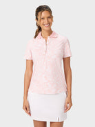 Reyn Spooner NAHELE PUA AVA PERFORMANCE POLO in PINK