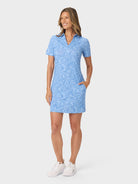 Reyn Spooner NAHELE PUA LIZZY PERFORMANCE DRESS in BLUE