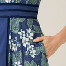 Reyn Spooner NUPOLUPOLU ELEANOR DRESS in INSIGNIA BLUE