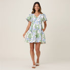 Reyn Spooner 'OHAI ALI'I PAISLEY DRESS in OFF WHITE