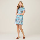 Reyn Spooner PEANUTS IN JAPAN ELLIS DRESS in AQUA