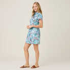 Reyn Spooner PEANUTS IN JAPAN ELLIS DRESS in AQUA