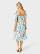 Reyn Spooner PUA BISCUS LEILANI DRESS in OFF WHITE