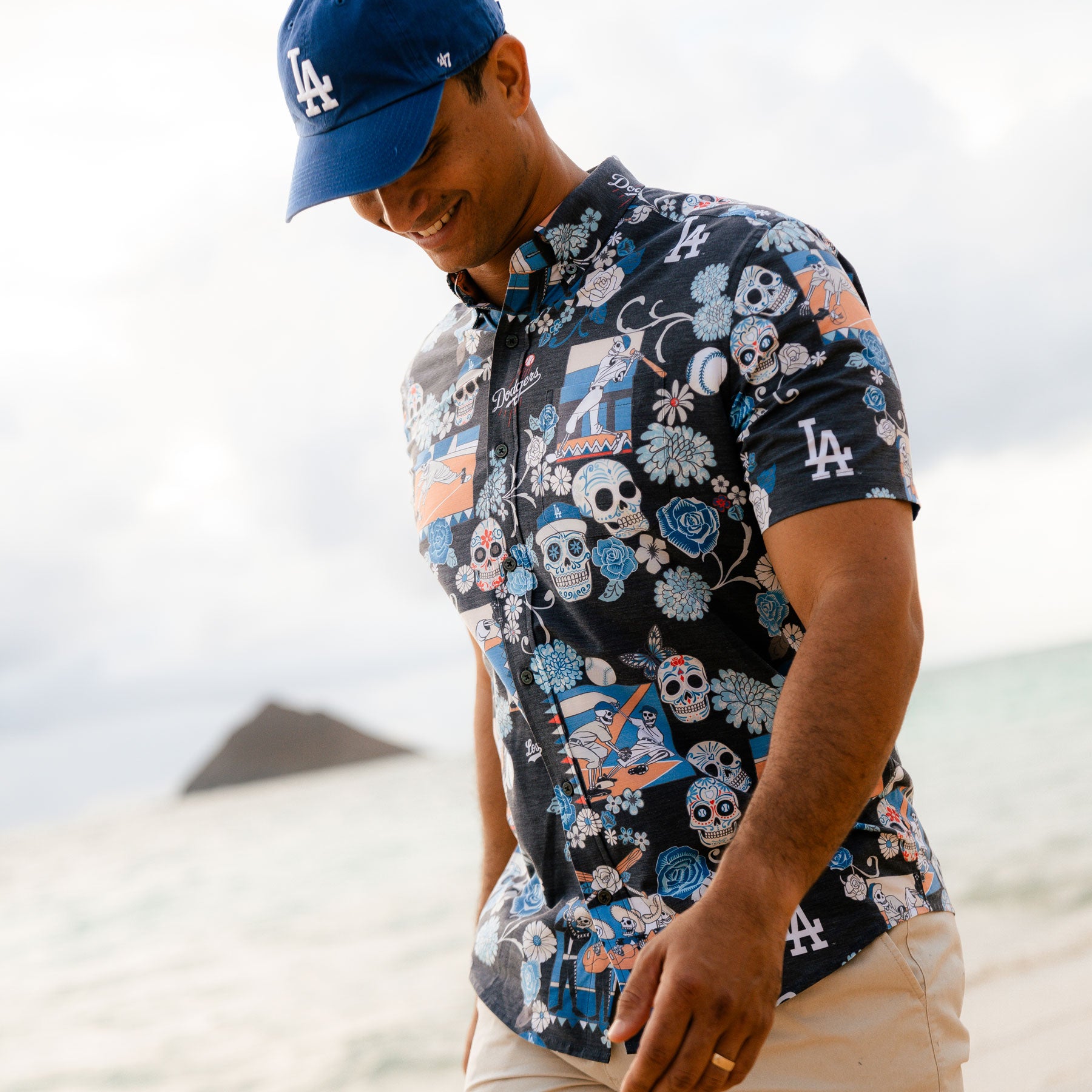 MLB® LOS ANGELES DODGERS DÍA DE LOS MUERTOS PERFORMANCE ALOHA