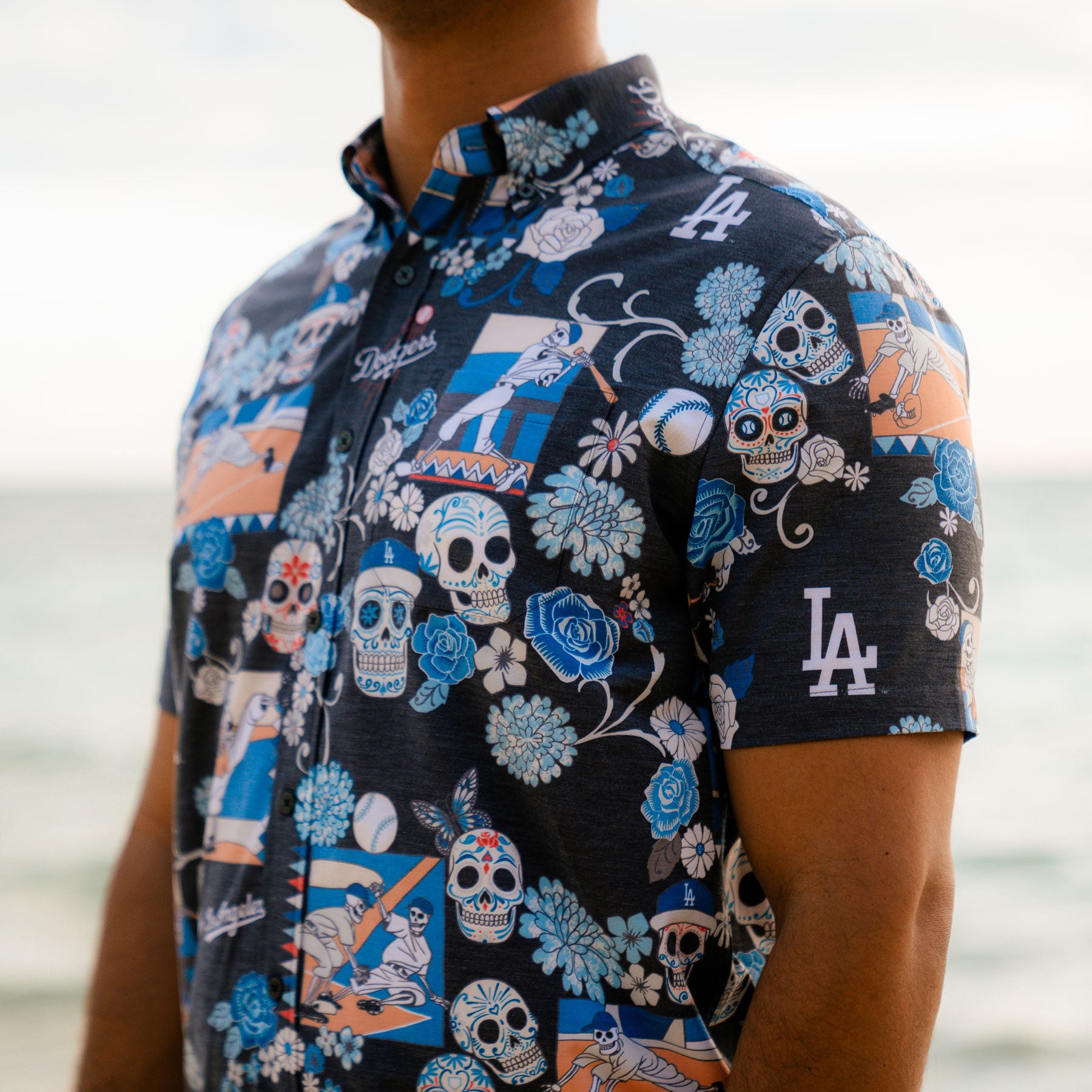MLB® LOS ANGELES DODGERS DÍA DE LOS MUERTOS PERFORMANCE ALOHA