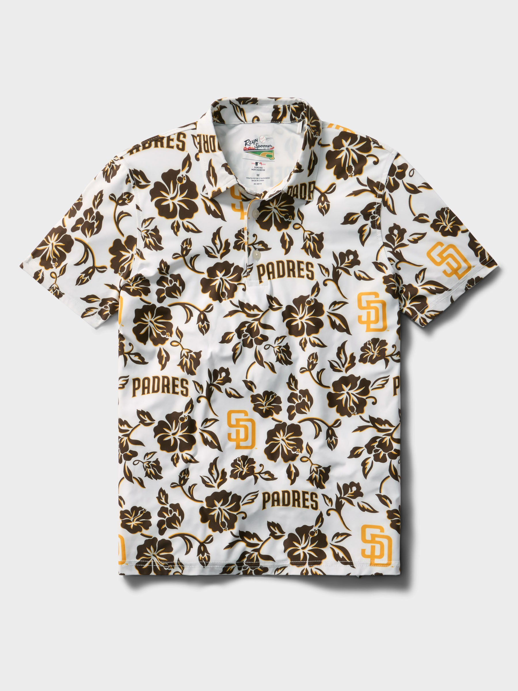 Reyn Spooner MLB® KIDS SAN DIEGO PADRES GAME DAY PERFORMANCE POLO in WHITE