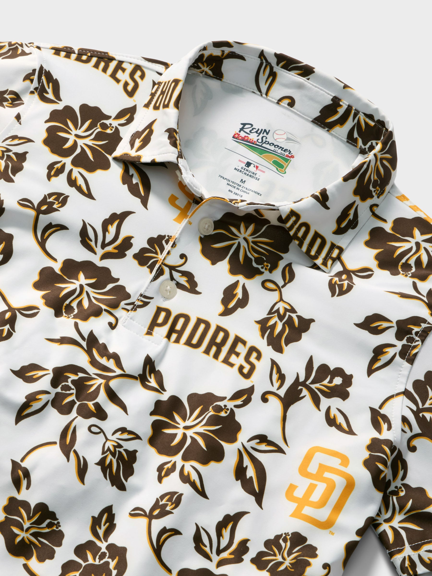 Reyn Spooner MLB® KIDS SAN DIEGO PADRES GAME DAY PERFORMANCE POLO in WHITE