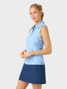Reyn Spooner SAKURA FIELDS BLAKE PERFORMANCE TOP in ALLURE BLUE