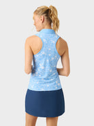 Reyn Spooner SAKURA FIELDS BLAKE PERFORMANCE TOP in ALLURE BLUE