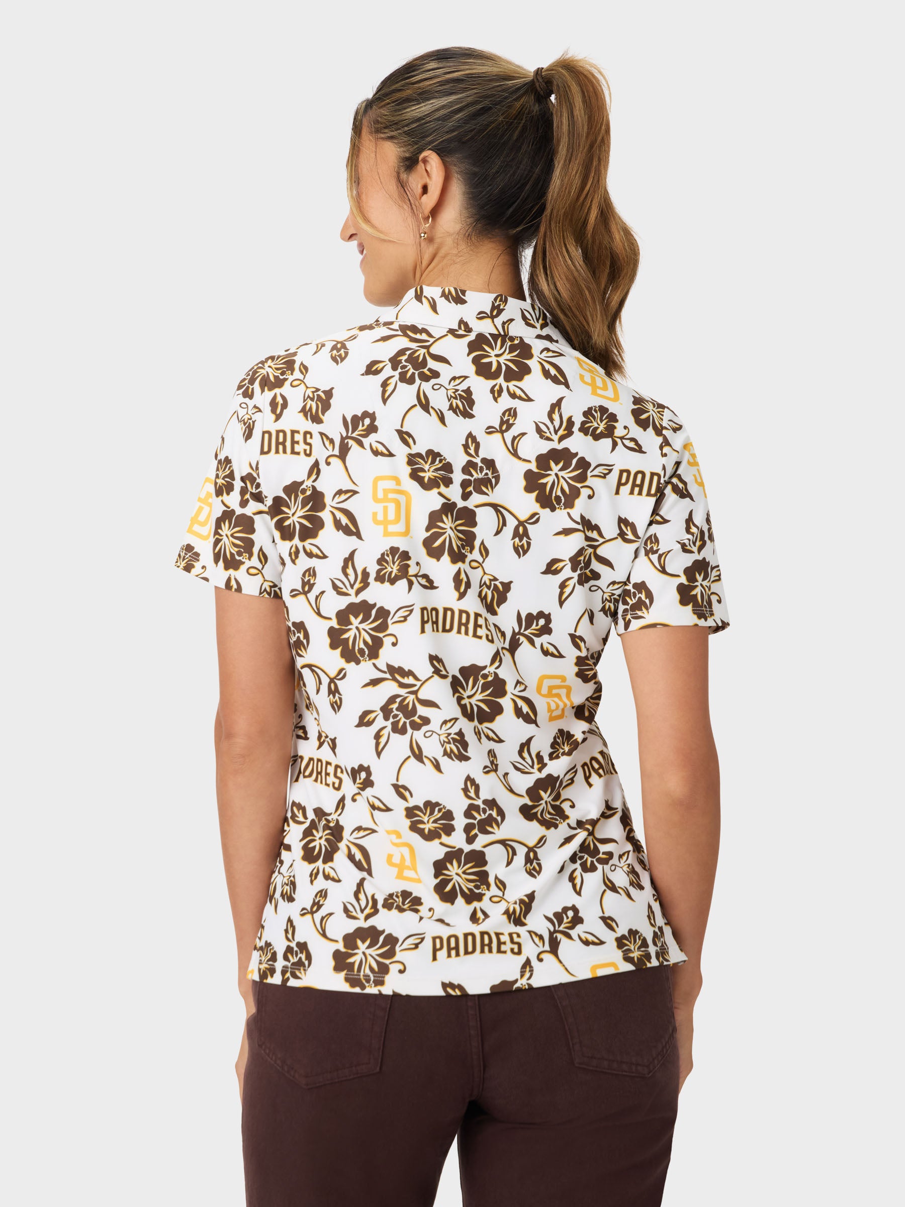 Reyn Spooner MLB® WOMEN'S SAN DIEGO PADRES GAME DAY POLO in WHITE