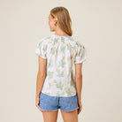 Reyn Spooner SOFT BISCUS CLARA TOP in WHITE