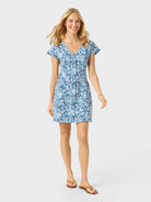 Reyn Spooner SPOONER BLOSSOMS DAISY DRESS in NAVY
