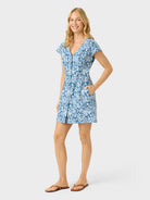 Reyn Spooner SPOONER BLOSSOMS DAISY DRESS in NAVY