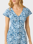 Reyn Spooner SPOONER BLOSSOMS DAISY DRESS in NAVY