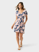 Reyn Spooner SUNRISE SEASHELL DREW DRESS in NAVY