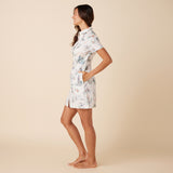 Reyn Spooner HAWAI'I 1959 COLLAR SHIRTDRESS in WHITE