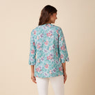 Reyn Spooner BANZAI BISCUS TUNIC in SHORE BLUE
