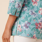 Reyn Spooner BANZAI BISCUS TUNIC in SHORE BLUE